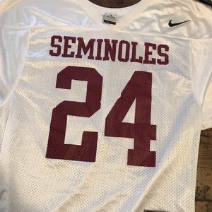 Official FSU Seminoles football jersey #24